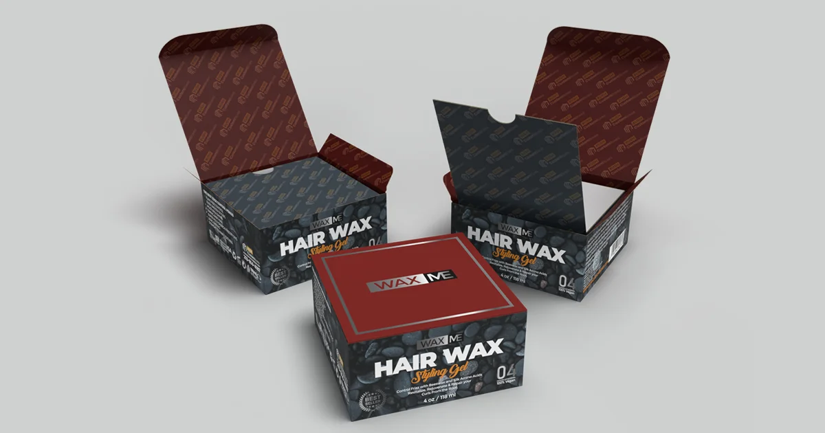 Custom Hair Gel Boxes Cosmetic Packaging Rcb