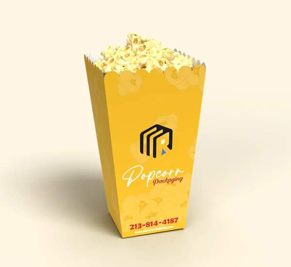 Branded Popcorn Box Packaging