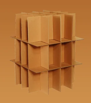 Cardboard Cross Partition