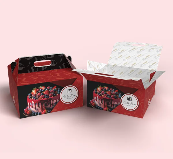 Cake Boxes with Carry Handles