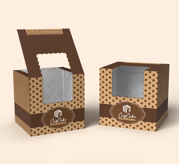 Clear Window Cupcake Boxes