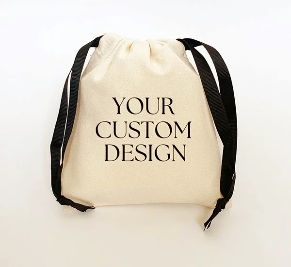 Custom Logo Drawstring Bag