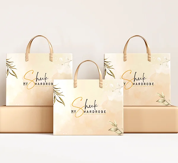 Custom Logo Luxury Shopping Bag