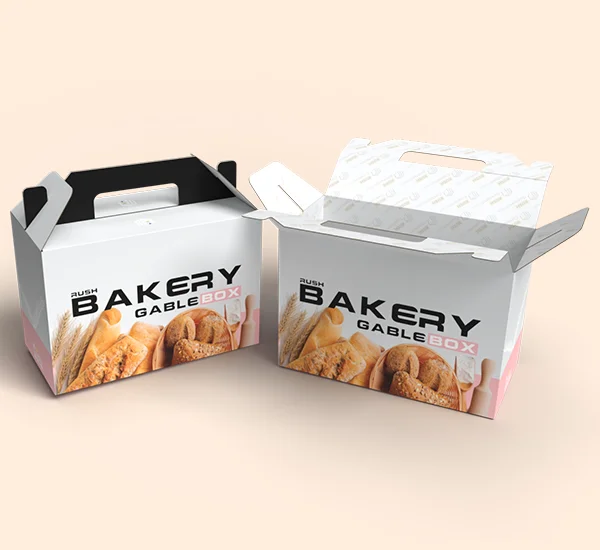 Eco-Friendly Gable Bakery Boxes