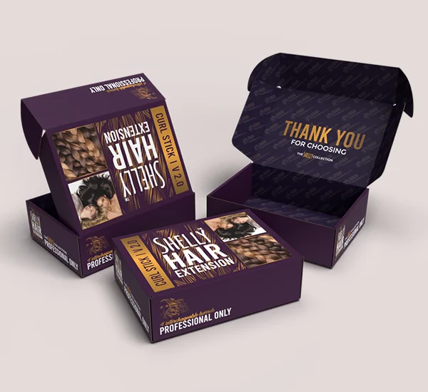 Hair Extension Cardboard Boxes