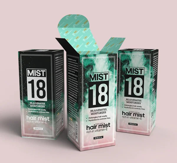 Hair Mist Tuck End Boxes