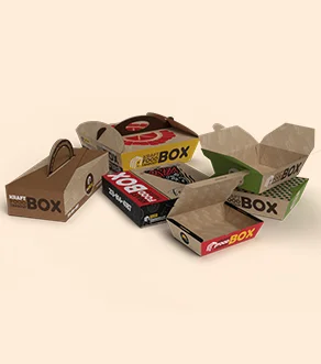 Kraft Food Takeout Box Packaging