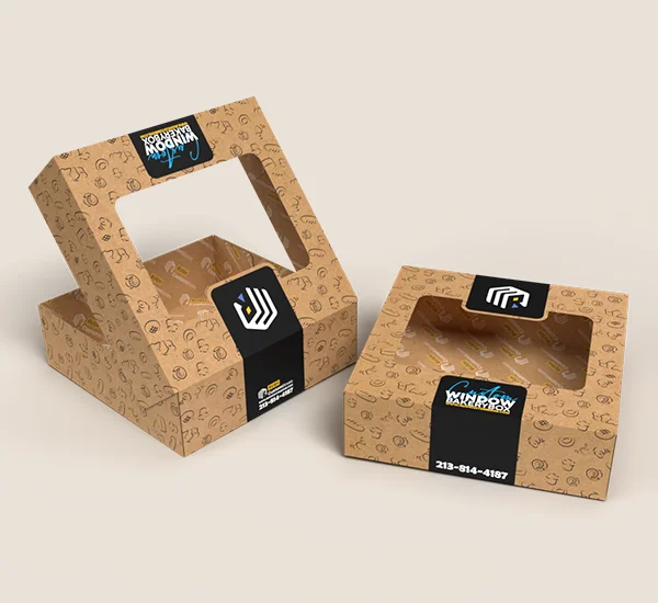 Kraft Window Bakery Boxes