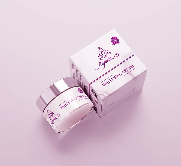 Logo Printed Cream Box