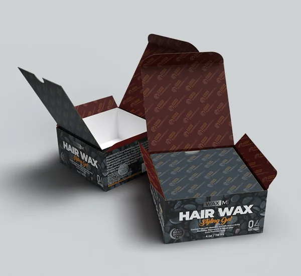 Printed Hair Gel Boxes with Logos