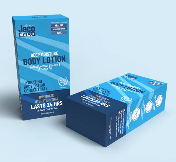 Printed Retail Lotion Boxes with Logos