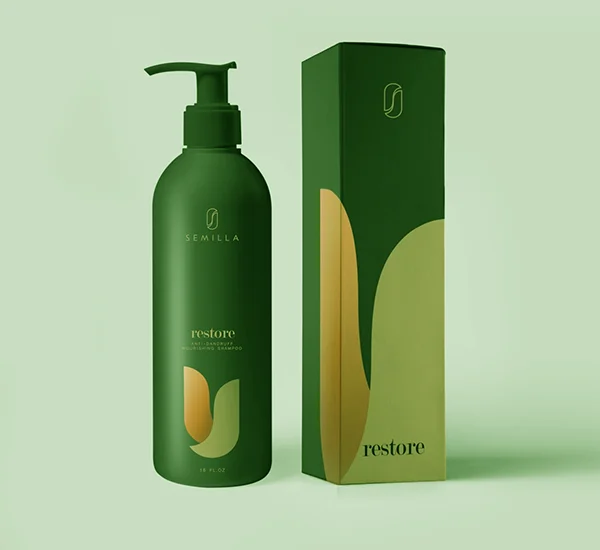 Printed Shampoo Box with Logo