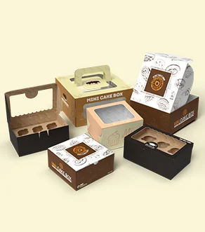 Mini Cake Box Packaging