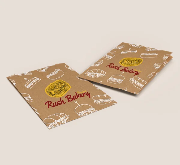 Mini Paper Pouches For Bakery Items