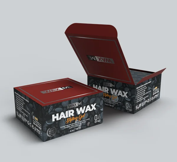 Retail Hair Gel Boxes