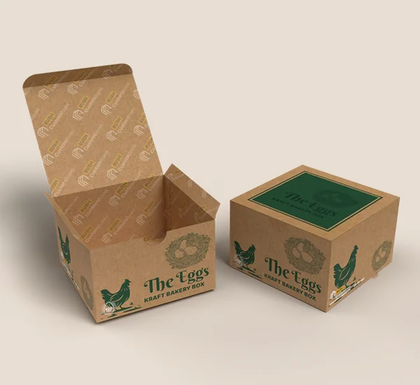 Retail Kraft Bakery Boxes