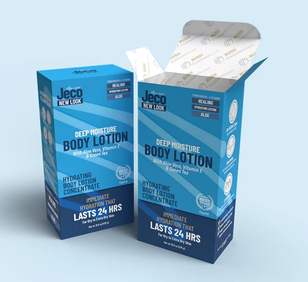 Tuck End Lotion Boxes