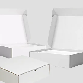 Personalized White Mailer Boxes