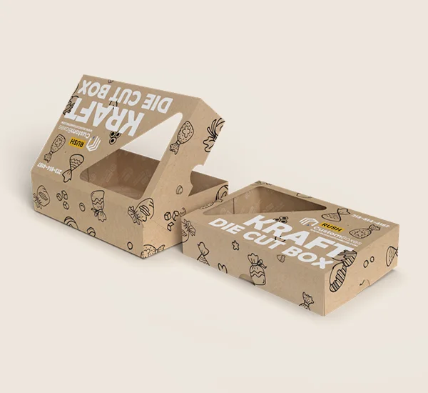 Kraft Food Box with Window