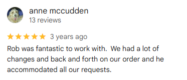 Anna Google Review