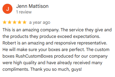 Jenn Google Review