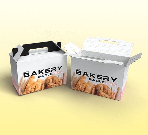 Printed Gable Boxes For Bakeries