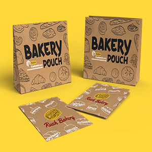 Custom-Made Bakery Packaging Pouches