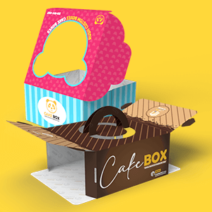 Custom-Made Cake Packaging Boxes