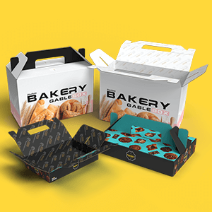 Custom-Made Gable Bakery Boxes