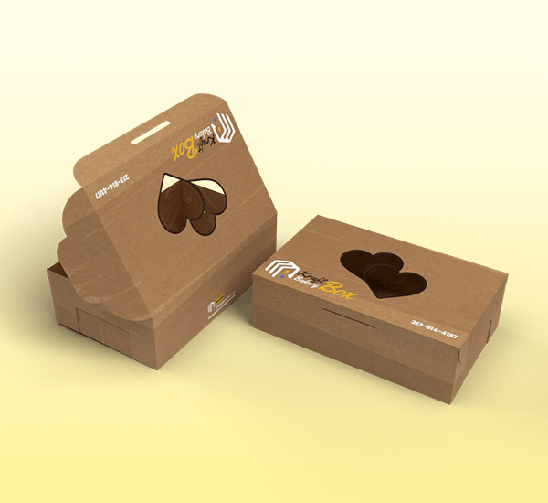 Windowed Kraft Boxes For Baked Goods Packaging