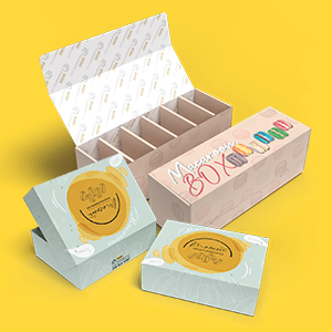 Custom-Made Macaron Packaging Boxes