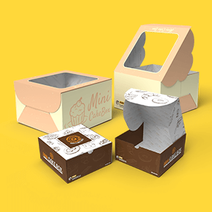Custom-Made Mini Cupcake Packaging Boxes