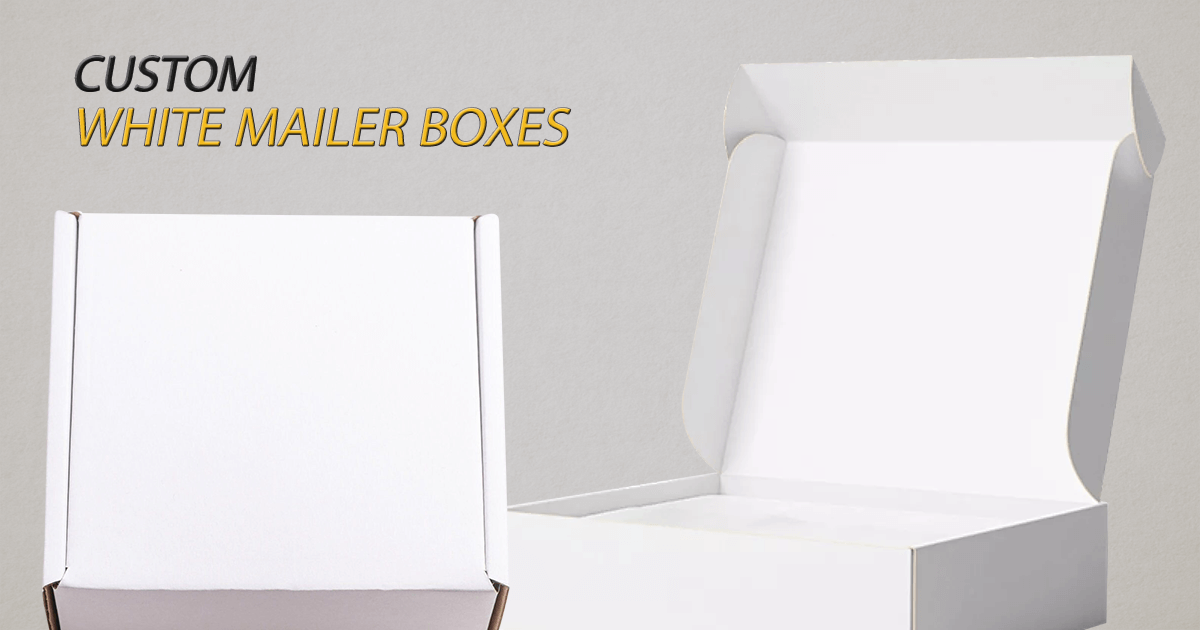 White Mailer Boxes — Customized White Colored Mailing Solutions