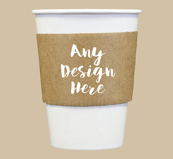 Coffee Cup Sleeves Printing, Custom Design